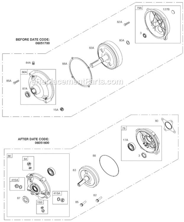 Page C Diagram and Parts List for 91200 0002-1385 Briggs and Stratton Engine
